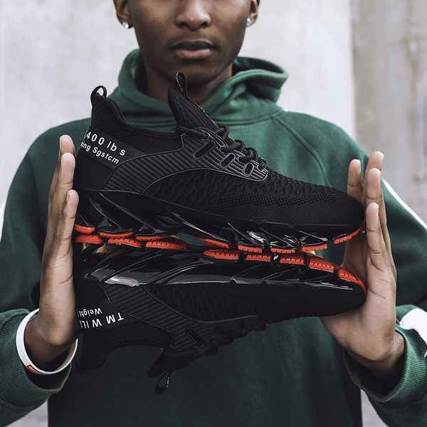 

black men's shoes 2020 new black and white shoes casual sports cloth warrior travel tide running