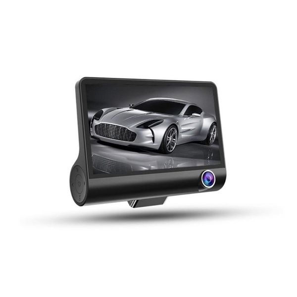 

se010 4 inch hd 1080p 170 degree wide angle dual lens car dvr video parking recorder night vision dash cam