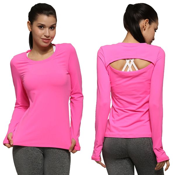 

2017 women running jacket outdoor gym yoga sport active fitness women long-sleeve outerwear quick-drying sweatshirt sportswear, White;red