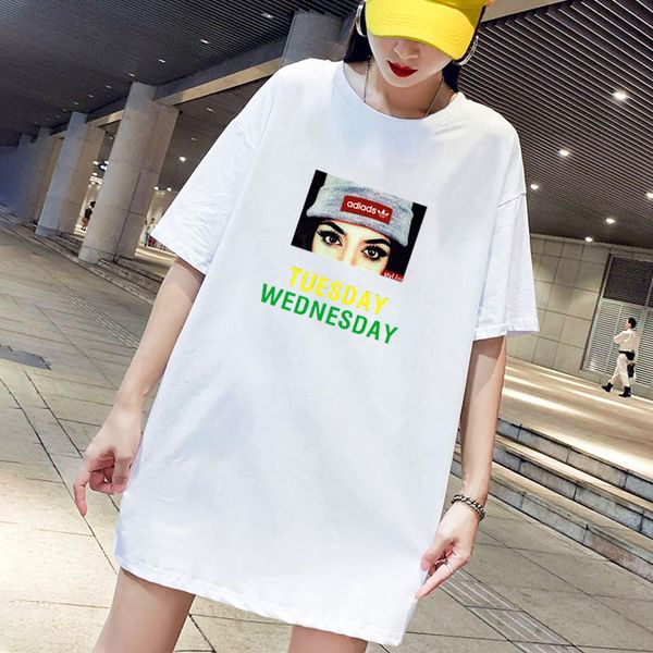 

20s летняя женская футболка платья модельер женщины tshirts юбки платья нового прибытия женщин повседневные платья 2 цвета размер -4xl d001, Black;pink