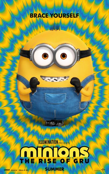 

minions: the rise of gru poster silk art new movie
