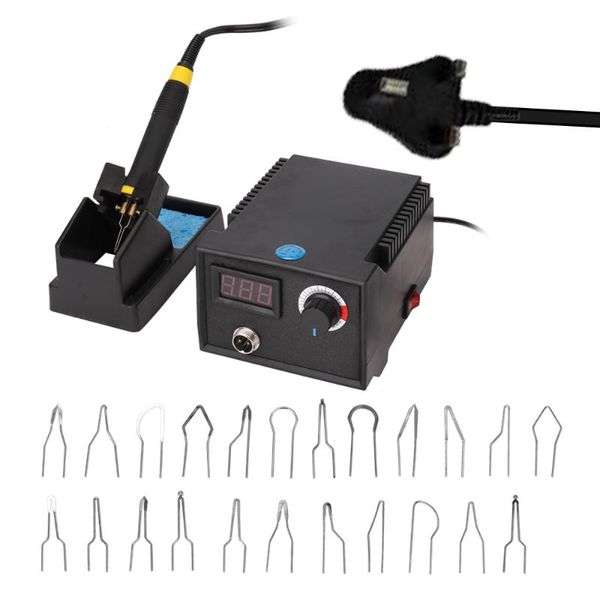 

new multifunctional digital electric gourd wooden pyrography machine pointer instrument with 23pcs heating pen heads