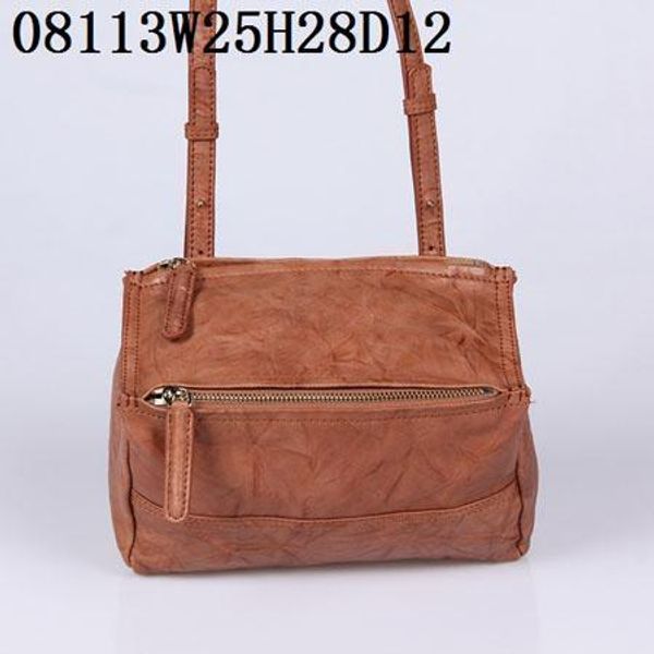 

real leather shoulder bags plain color waxed leather small casual bags large volume pockets with zipper inner