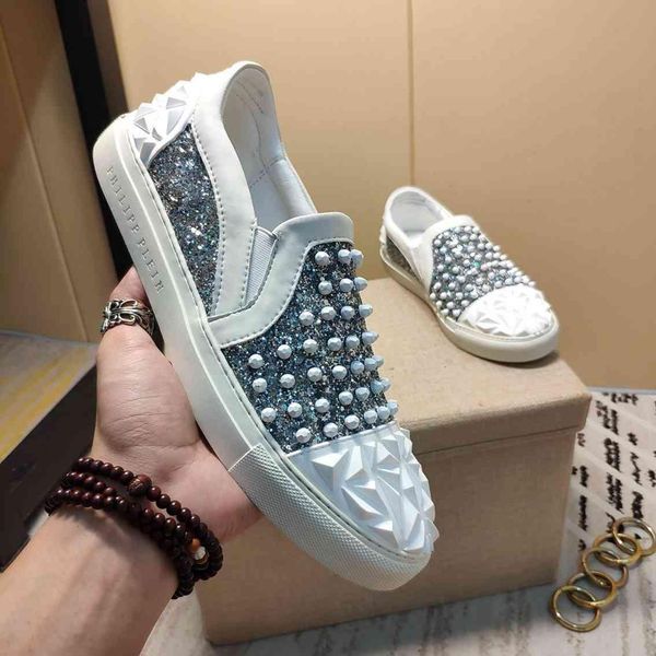 

2019 colors luminous glow shoe men light for adults slip-on wan2, Black;red