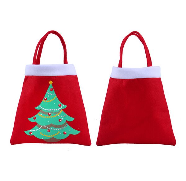 

рождественская елка конфеты сумки подарочные держатели красный рождество дети конфеты мешок партии домашнего декора