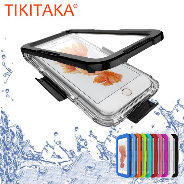 

waterproof swimming diving case cover for iphone 8 7 6 6s plus mobile phone cases for samsung galaxy s8 s7 edge plus funda shell