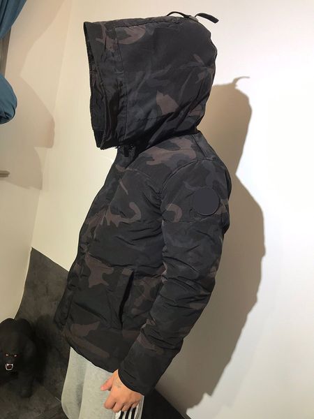 

canada mens black standard down jacket 2019 designer down jacket latest black logo goose down jacket mens womens new jackets