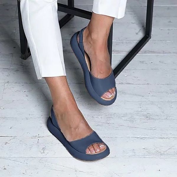 

new women shoes comfortable slippers summer flip flops solid beach sandals flats women's sandals muffin shoes sandalias mujer