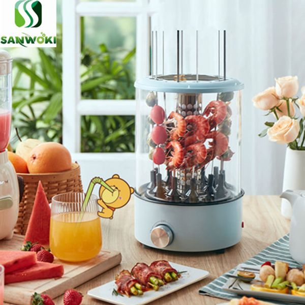 

electric oven home smokeless grill automatic rotating barbecue skewer grilled kebab machine barbecue machine grill