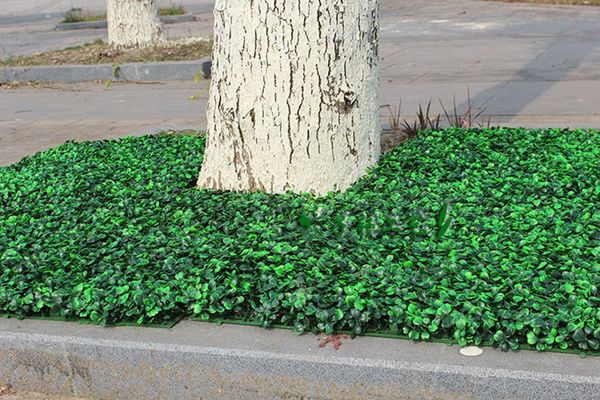 

artificial garden hedges plants 25x25cm fake plants outdoor privacy fencing foliage for wedding decoration 200pcs/lot