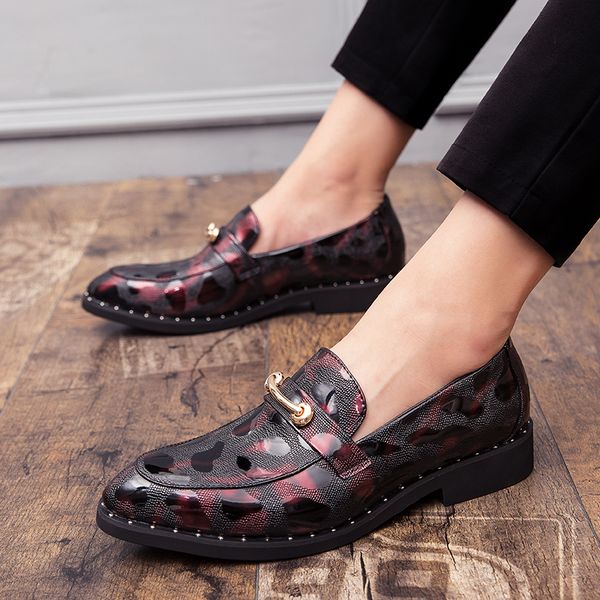 

ifrich casual sneakers man slip-on men fashion casual shoes blue red brand men shoe pu leather young boy flats sneakers, Black