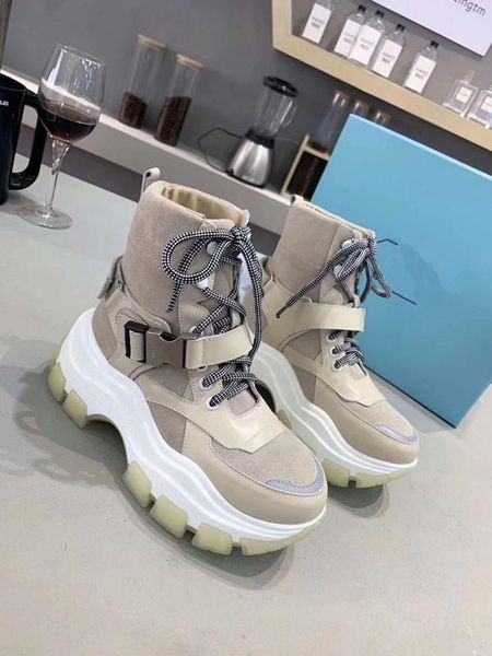 

wholesale new genuine leather men boots snow boot martin boots leather boots man woman outdoor waterproof shoes nkj02, Black