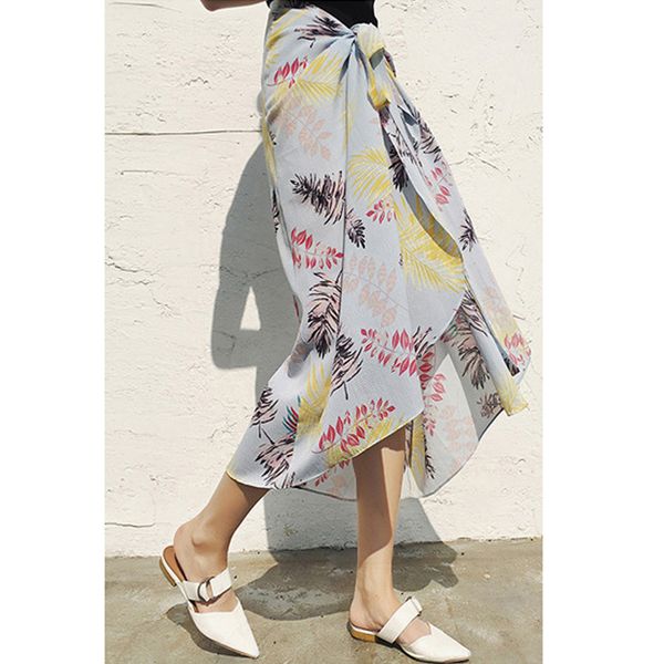 

women's denim skirt harajuku denim skirts womens boho high waist summer casual beach maxi long skirt falda larga 40, Black