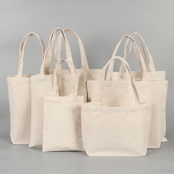 

cotton portable canvas bag fashion training students bags folding shopping bag for women