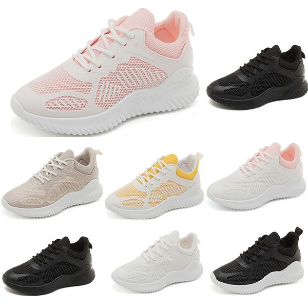 

2020 new arrival running shoes for women white black four yellow pink womens trainer sports shoes online sale size 35-40, White;red