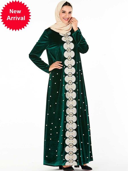 

mc209263 женщины платья золотого бархат бисер вышитый (без платка) для женщин jilbabs и abayas абай лонга рамадана, Red