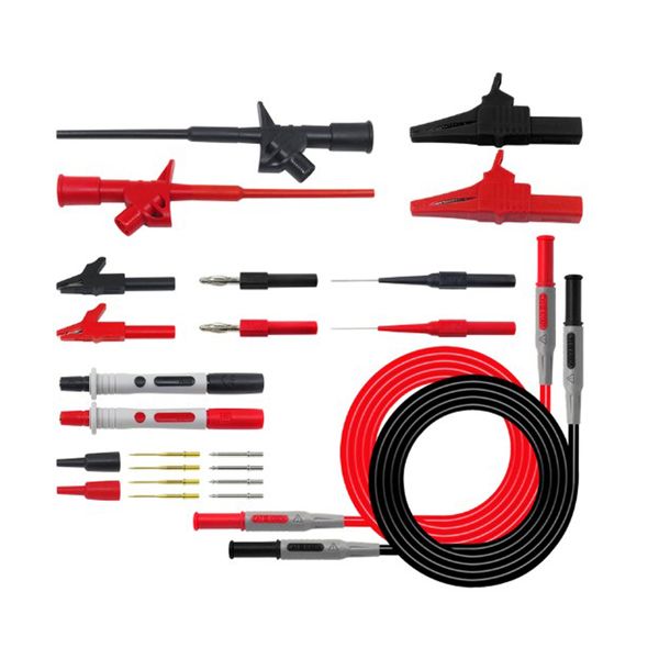 

thgs p1600c test leads for multimeter test lead kit automotive probe multimeter probe piercing hook alligator clip
