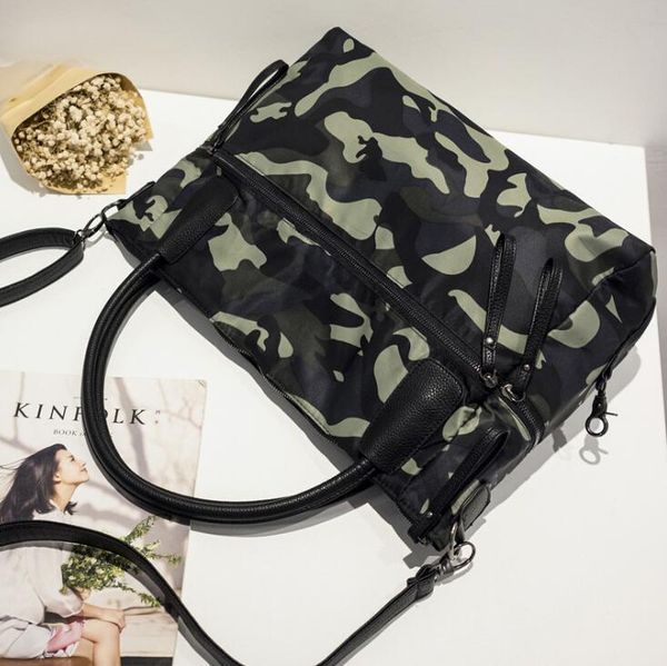 

fashion camouflage women handbag oxford cloth shoulder bags large capacity man briefcase bag