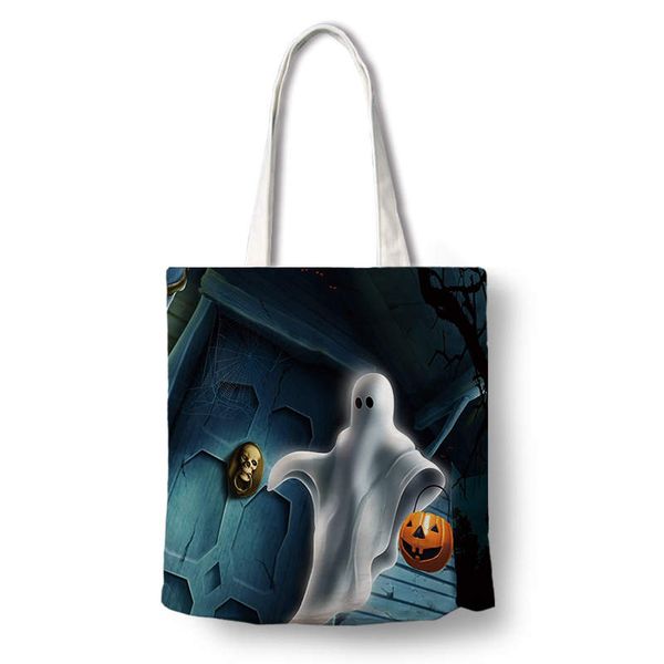 

2019 halloween candy bag decorative child portable pumpkin bag halloween shopping bags ghost's day candy gift bags brw