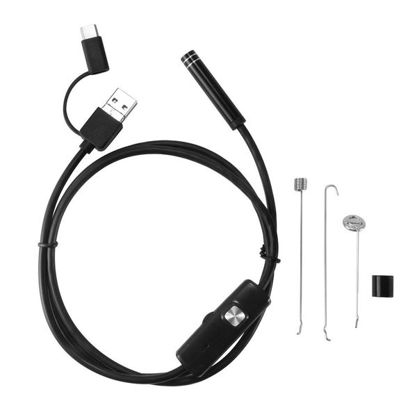 

3 in 1 usb mobile phone 5.5mm endoscope 2m cable waterproof miniature camera