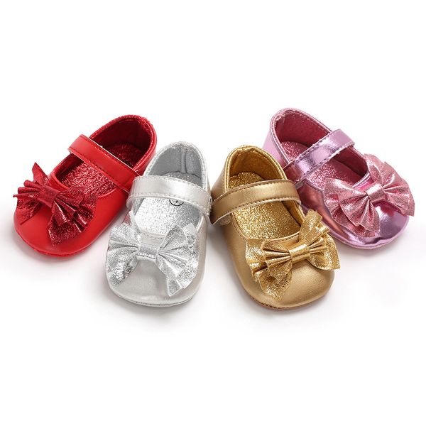 

0-1-year-old baby's shoes bow princess toddler shoes baby