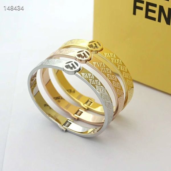 

316l titanium steel bangle with hollow words for women and manwedding jewelry ps5396, Black