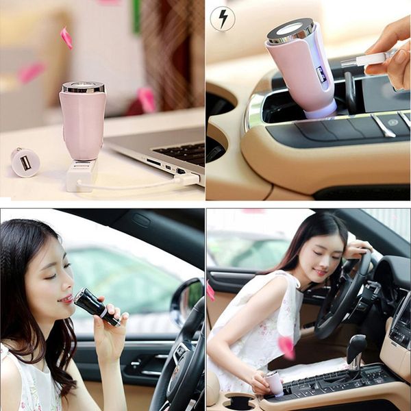 

12v usb car essential oil diffuser auto air refresher ultrasonic portable car aroma diffusers usb accessorie