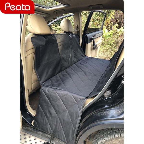 

dog car seat covers mesh visual window scratchproof back seat with 1 dog belts &2 storage pockets pet carrier y