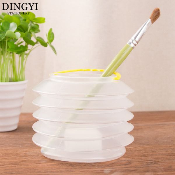 

портативный складной paint brush стиральная машина с губкой держатель очистка пластиковый корпус картина стиральная bucket