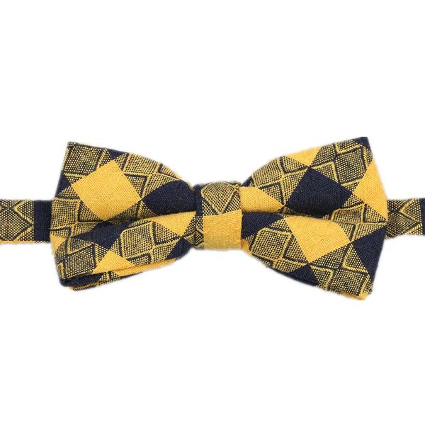 

HOOYI Kids Boys Fashion Cotton Bow Ties for Children Plaid Bowties Neckties Small Butterfly Tie Gift