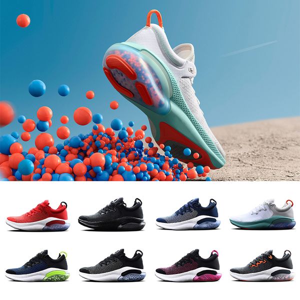 

drop shipping platinum tint black white run knit mens running shoes volt racer blue university red air cushioning men sports sneakers 40-45