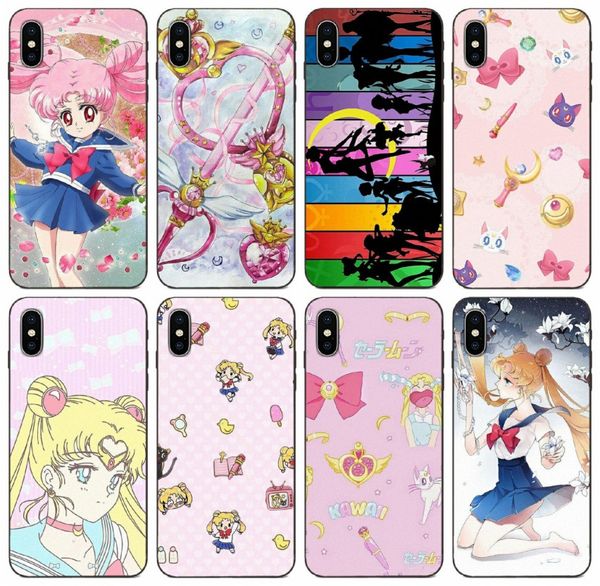 

tongtrade] sailor moon кристалл смазливая версия забавный чехол для iphone 11 pro x xs max 8 7 6 6s 5s 5 samsung a5 huawei mate 20 lg k10 т