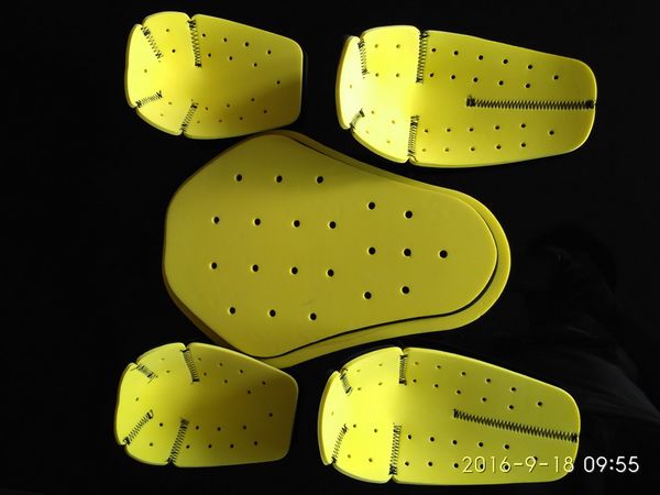 

soft 5pcs/lot motorcycle jacket protector armor racing bikes equipment motorbike moto motocross gear shoulder elbow backpiece