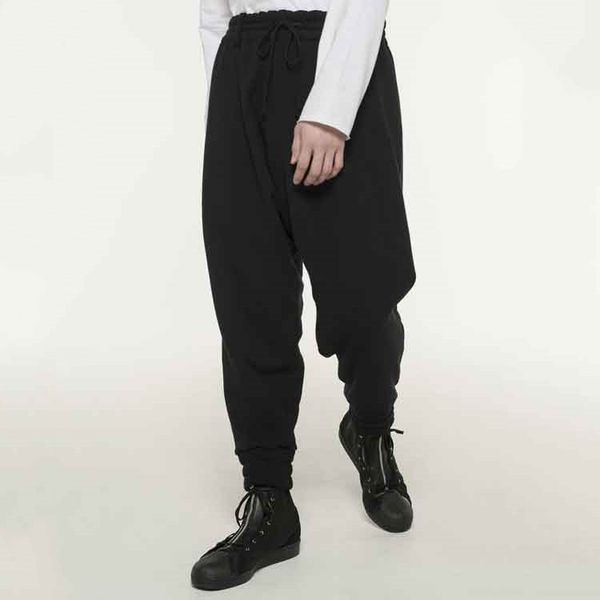 

индивидуальные 27-46 новые модные мужские простые свободные ноги повседневная тенденция молодежная личность harun брюки спортивные брюки, Black