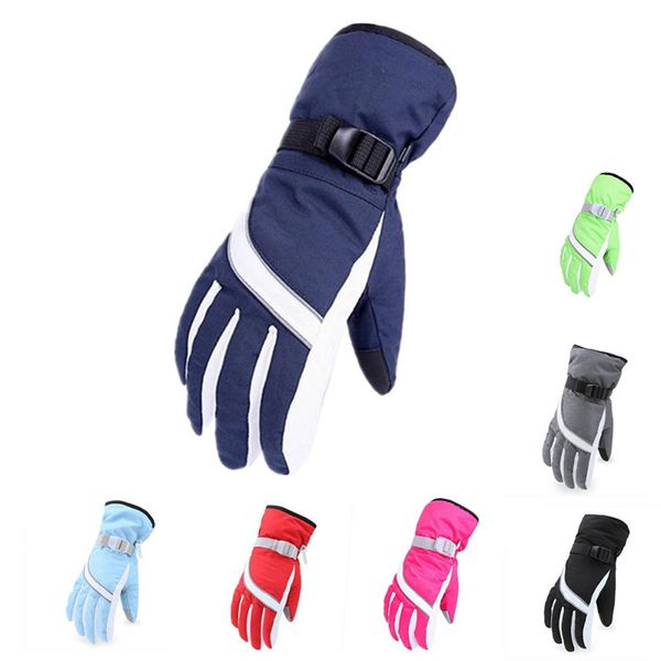 

winter skiing gloves sports snowboard ski gloves winter ride thick motorcycle cycling anti -30 degree warm sport adult