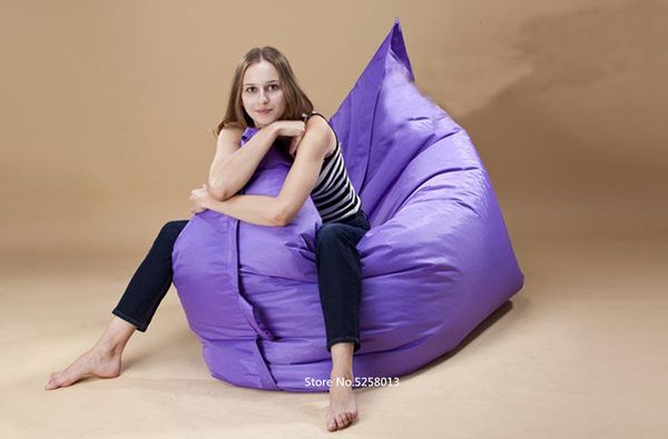 

purple outdoor original assorted colors xl big size bean bag , relaxing comfortable chair