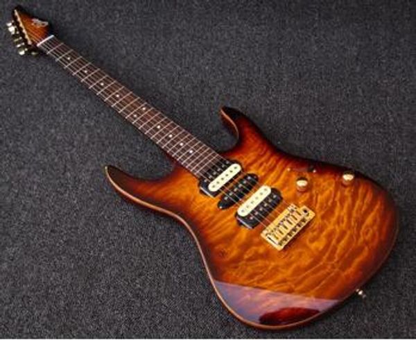 

2020 new factory guitar 24 frets killer quilted maple luxury electric guitar