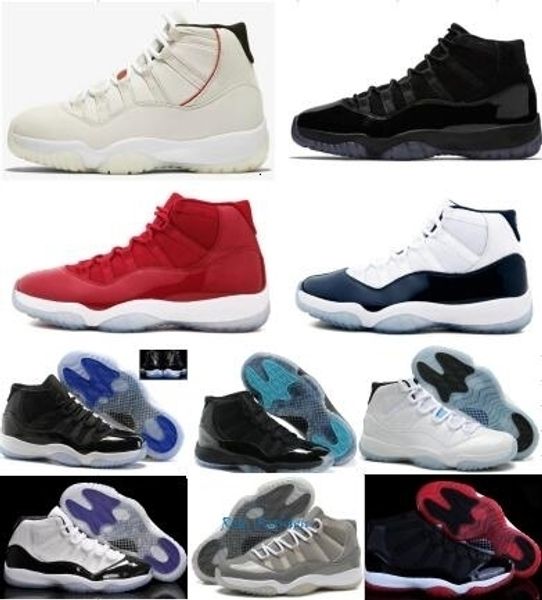 

11 red gym platinum tint basketball prom night concord space jam jams legend gamma blue s cool grey bred men cap and gown sneakers outdoor