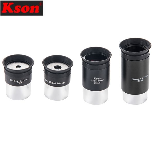 

kson super plossl eyepiece pl 7mm 10mm 25mm 32mm fmc metal for astronomical telescope binoculars monocular accessories 1.25