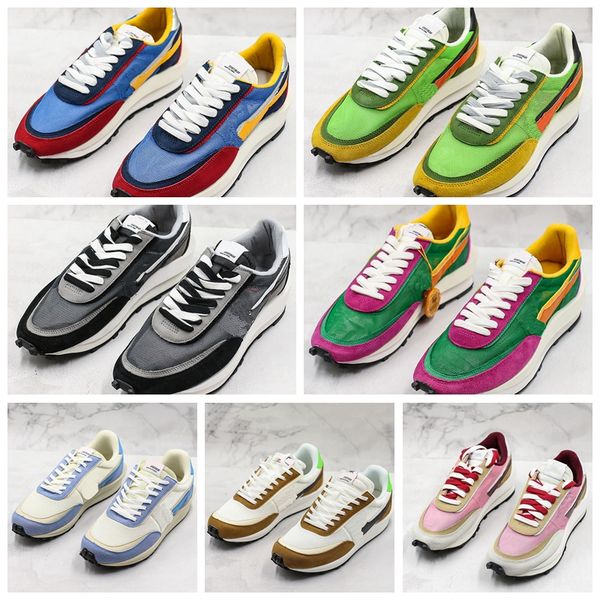 

2019 sacai running shoes designer shoes new arrival sneaker combination soles for mens womens without box