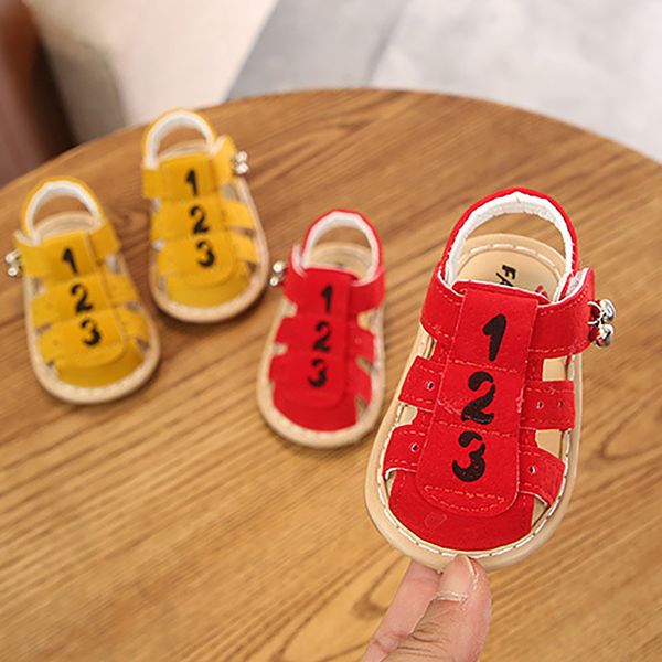 

infant newborn baby moccasins child boys sandals fashion sneakers soft sole infant shoes kids baby 2019 summer sandals, Black;red