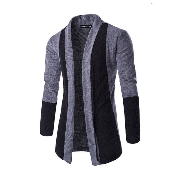 

brand new 2019 autumn winter patchwork cardigan men, White;black