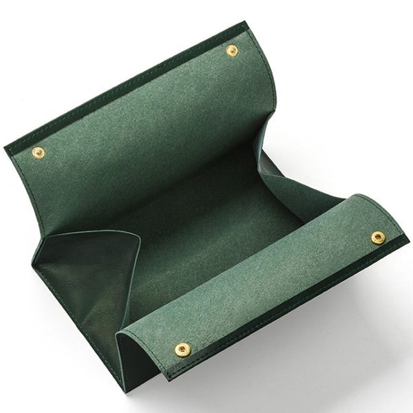 

pu leather facial tissue box cover rectangular napkin snap closure hold for home car hogard
