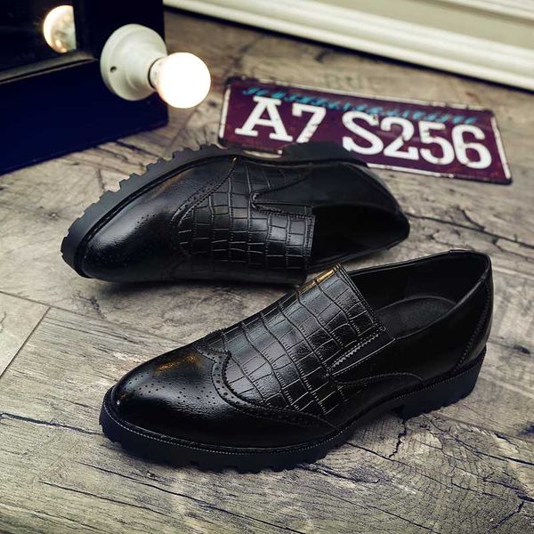 

2019 genuine handmade oxford shoes men's casual outdoor men's leather shoes black brown natural leathe
