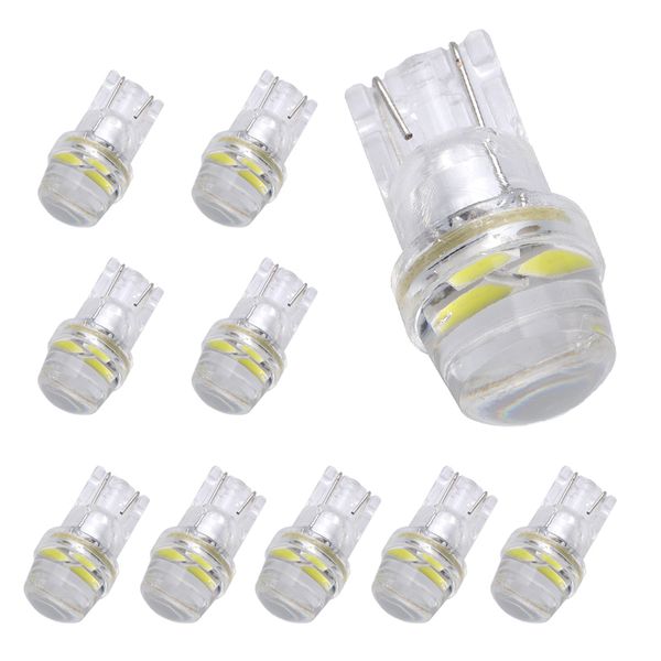 

10шт auto t10 led w5w светодиодные лампы белый 194 168 501 лампа силиконовая оболочка автомобильные фары super bright side turn лампа 12v