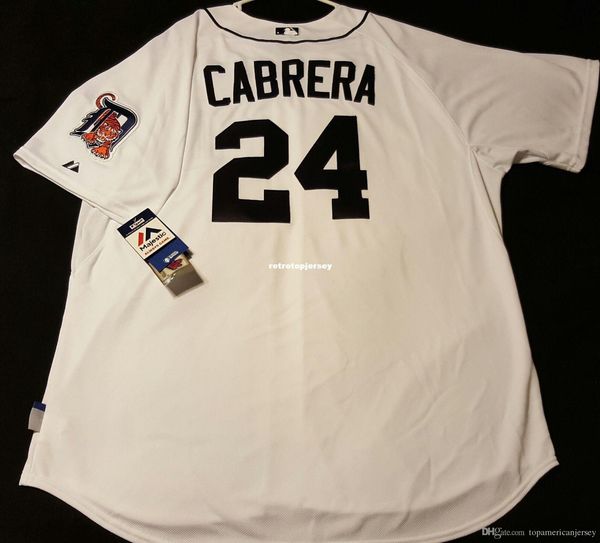 

majestic detroit #24 home miguel cabrera, cool base jersey mens stitched wholesale big and tall size xs-6xl baseball jerseys, Black;blue