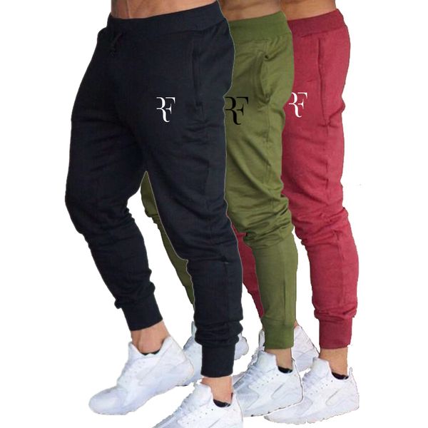 

2019 spring new men trousers jogging fitness workout running sports pant soccer training pants pocket zipper joggers gym pants, Black;blue