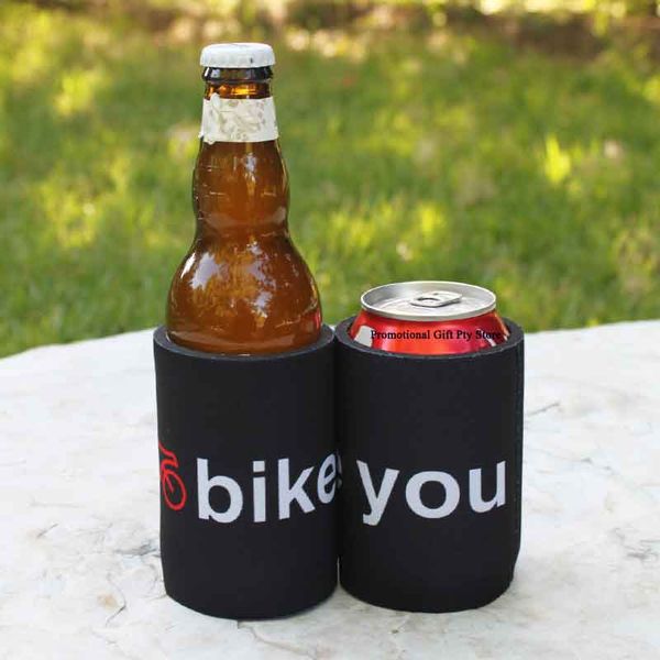 

250pcs/lot sleeve neoprene bottle beer coolers for bars custom beer holders can sleeve cooler wedding stubby holders australia