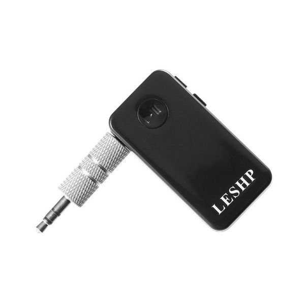 

leshp square mini wireless hands audio car-styling stereo output music streaming receiver adapter