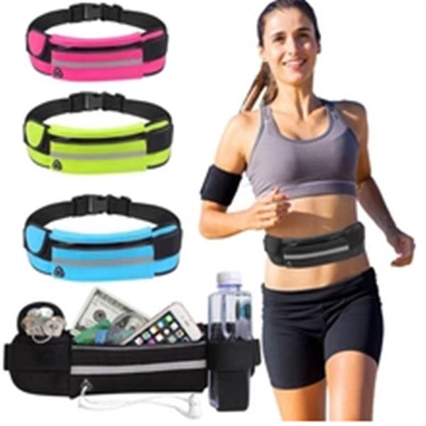

waterproof sport waist bags belt bum pouch fanny pack camping running hiking bags for women men outdoor sports waist pack